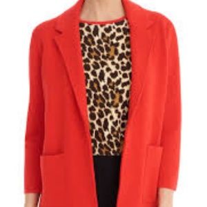 J Crew Sophie Open Front Wrap Sweater Blazer